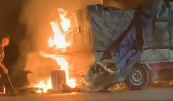 Pikap Hangus Terbakar di Kolaka Timur, Hendak Selundupkan 80 Jeriken Pertalite ke Morowali