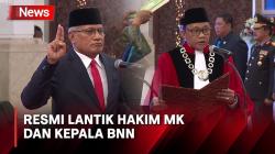Pagi Ini, Jokowi Lantik Ridwan Mansyur Jadi Hakim MK dan Marthinus Hukom sebagai Kepala BNN