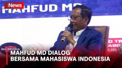 Mahfud MD Bicara Program Penegakan Hukum dan Pemberantasan Korupsi di Depan Mahasiswa Indonesia