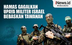Infografis Hamas Gagalkan Upaya Militer Israel Bebaskan Tawanan