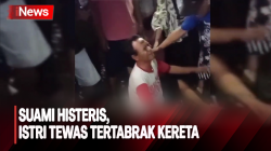 Suami Histeris Minta Tolong, Istri Tewas Tertabrak Kereta Api di Pesing 