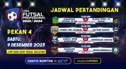 Link Live Streaming Liga Futsal Profesional 2024 Hari Ini: Ada Cosmo JNE Vs Fafage