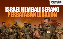 Infografis Israel Kembali Serang Perbatasan Lebanon