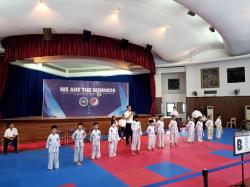 Puluhan Atlet Anak-Anak Antusias Ikut Kejuaraan Taekwondo Jurus Junior 2023