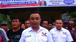 Ketua DPD Partai Perindo Nias Buka Posko Pemenangan di Bawolato, Disambut  Antusias Warga<