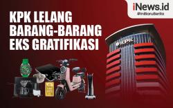Infografis KPK Lelang Barang-Barang Eks Gratifikasi