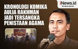 Infografis Kronologi Komika Aulia Rakhman Jadi Tersangka Penistaan Agama