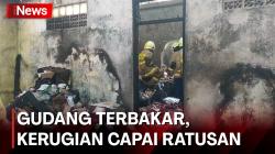 Gudang Penyimpanan Mainan Terbakar, Kerugian Capai Ratusan Juta Rupiah