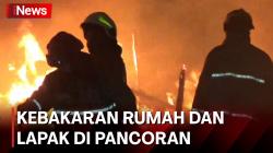  Kebakaran Rumah dan Lapak Barang Bekas di Jaksel, 11 Unit Mobil Damkar Diterjunkan