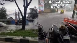 Hujan Deras Guyur Kawasan Bandung Timur, Gedebage-Cibiru Terendam Banjir<