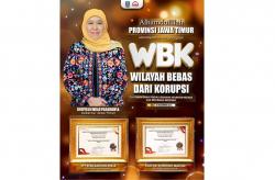 Raih Predikat WBK, Gubernur Khofifah: Jadi Pemacu Semangat di Hari Anti Korupsi 2023<