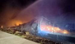 Kandang Ayam di Grobogan Ludes Terbakar, Kerugian Ditaksir Miliaran Rupiah<