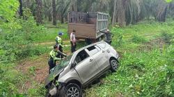 Kecelakaan di Tanah Laut, Sigra Tabrak Pohon, 3 Penumpang dan Sopir Dilarikan ke RS<