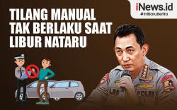 Infografis Tilang Manual Tak Berlaku saat Libur Nataru