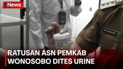 Sedang Rakor, Ratusan ASN Pemkab Wonosobo Tiba-Tiba Dites Urine oleh BNN