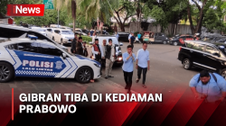 Gibran Tiba di Rumah Prabowo, Siap Hadir di Debat Perdana Calon Presiden