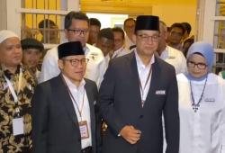 Debat Capres 2024, Anies-Muhaimin Kompak Pakai Jas Hitam