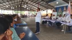 Caleg Partai Perindo Juli Sautman Simbolon Gelar Diskusi Dengar Keluhan Warga Tanjungbalai<