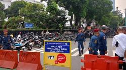 Jelang Debat Capres di KPU, Jalan Imam Bonjol Menteng Disterilkan Sore Ini