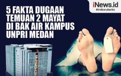 Infografis 5 Fakta Dugaan Temuan 2 Mayat  di Bak Air Kampus Unpri Medan
