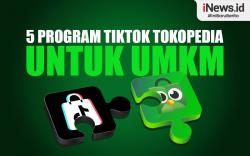 Infografis 5 Program TikTok Tokopedia untuk UMKM 