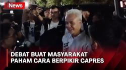 Debat Capres Perdana, Ganjar: Membuat Masyarakat Memahami Cara Berpikir Capres<