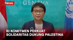 Di Markas Dewan HAM PBB, Menlu RI Kembali Tegaskan Komitmen Indonesia Dukung Palestina