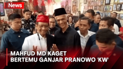 Ganjar Pranowo 'KW' Sambut Kedatangan Mahfud MD di Banten