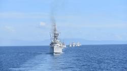 TNI AL Kerahkan 9 Kapal Perang dan Pasukan Khusus di Perairan Kota Tidore Kepulauan