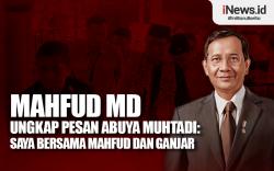 Infografis Mahfud MD Ungkap Pesan Abuya Muhtadi: Saya Bersama Mahfud dan Ganjar