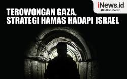 Infografis Terowongan Gaza, Strategi Hamas Hadapi Israel