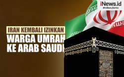 Infografis Iran Kembali Izinkan Warga Umrah ke Arab Saudi