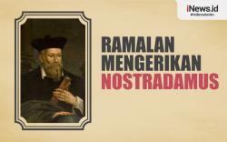 Infografis Ngerinya Ramalan Nostradamus soal Kondisi 2024