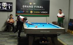 Sempat Tertinggal, Ahmad Fauzan Rebut Match 1 Grand Final POBSI Cup 2023