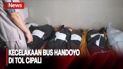 Kecelakaan Bus Handoyo di Tol Cipali, Identitas 12 Korban Tewas Teridentifikasi<