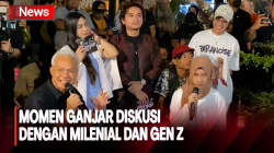 Berkunjung ke Bekasi, Ganjar Pranowo Makan Malam dan Diskusi dengan Ratusan Milenial