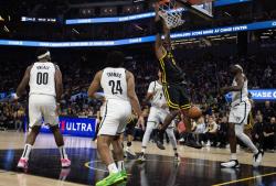 Hasil NBA Hari Ini: Warriors Hajar Nets, Bucks Libas Pistons