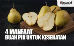 Infografis 4 Manfaat Buah Pir untuk Kesehatan