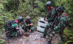 Peringati Hari Juang TNI AD, Satgas Yonif 330 Hijaukan Hutan Gundul di Intan Jaya<