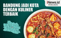 Infografis Bandung Jadi Kota dengan Kuliner Terbaik