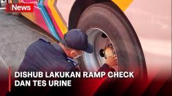 Dishub DKI Jakarta Lakukan Ramp Check Kendaraan dan Tes Urine ke Awak Bus