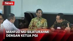 Momen Mahfud MD Silaturahmi dengan Ketua PGI Ditemani Hary Tanoesoedibjo