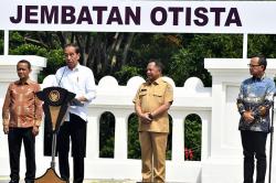 Presiden Jokowi Resmikan Jembatan Otista untuk Atasi Kemacetan Kota Bogor