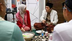 Atikoh Ganjar Hadiri Pengajian Gus Iqdam di Blitar, Dibekali Amalan Jalur Langit