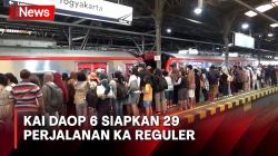 Libur Nataru, Stasiun Tugu Yogya Mulai Dibanjiri Pemudik dan Wisatawan