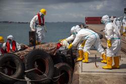 Simulasi Penanganan Bencana Radiasi Nuklir di Perbatasan Negara