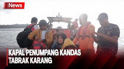 Tabrak Karang, Kapal Penumpang di Mentawai Kandas 