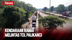 Pantauan Arus Mudik Nataru, Kendaraan Ramai Melintas Tol Palikanci 