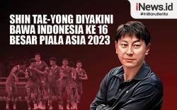 Infografis Shin Tae-yong Diyakini Bawa Indonesia  ke 16 Besar Piala Asia 2023