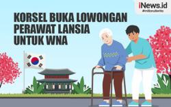 Infografis Korsel Buka Lowongan Perawat Lansia untuk WNA